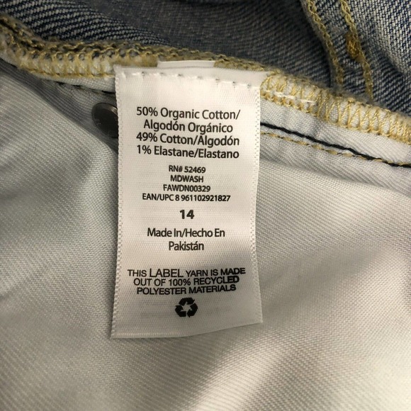 Free Assembly Super High Rise Straight Womens Jeans Patchwork Distressed Frayed - Picture 9 of 9